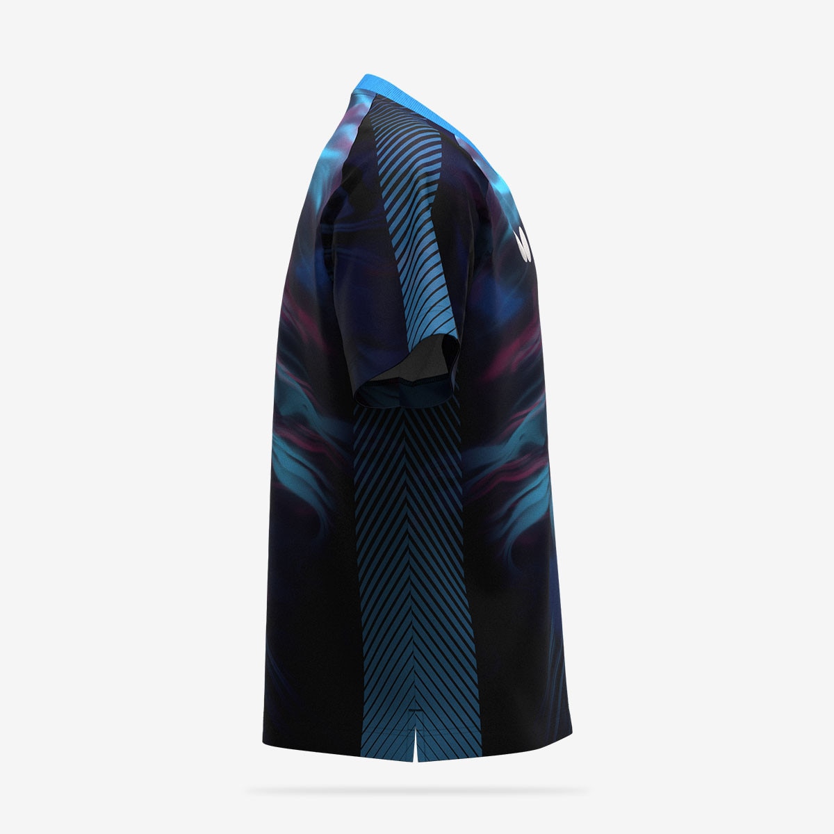 Butterfly Rimeral Shirt - Navy-Sky - Right Side